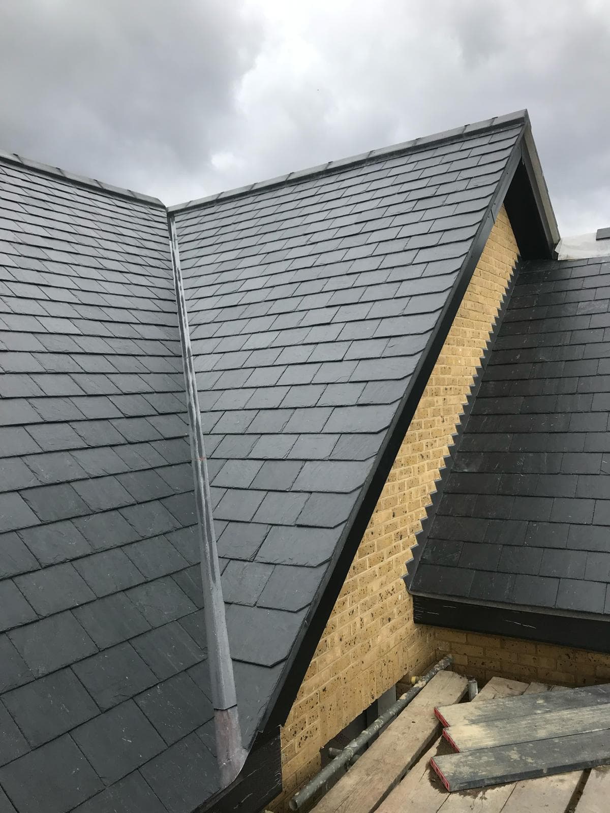 Traditional Slate Roof Installation